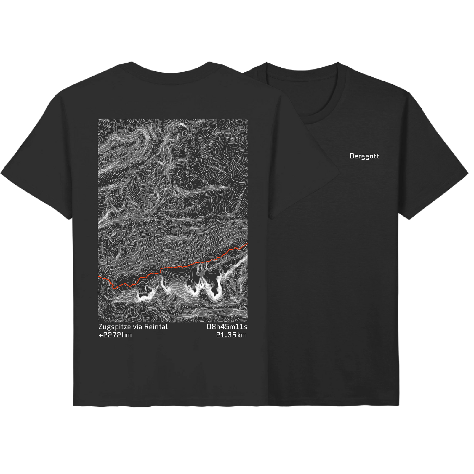 Personalisiertes Berg-T-Shirt (Unisex)
