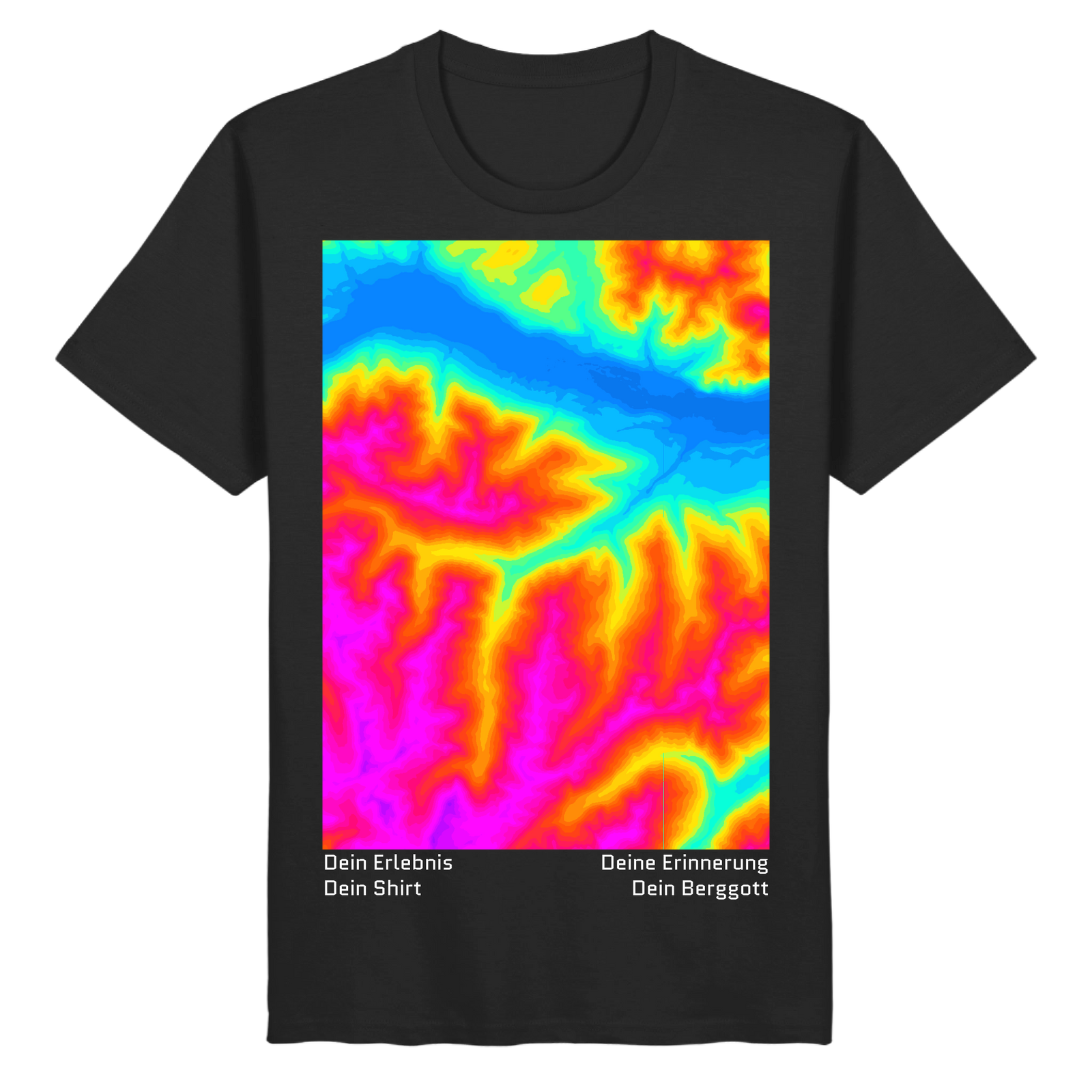 Personalisiertes Berg-T-Shirt (Unisex)