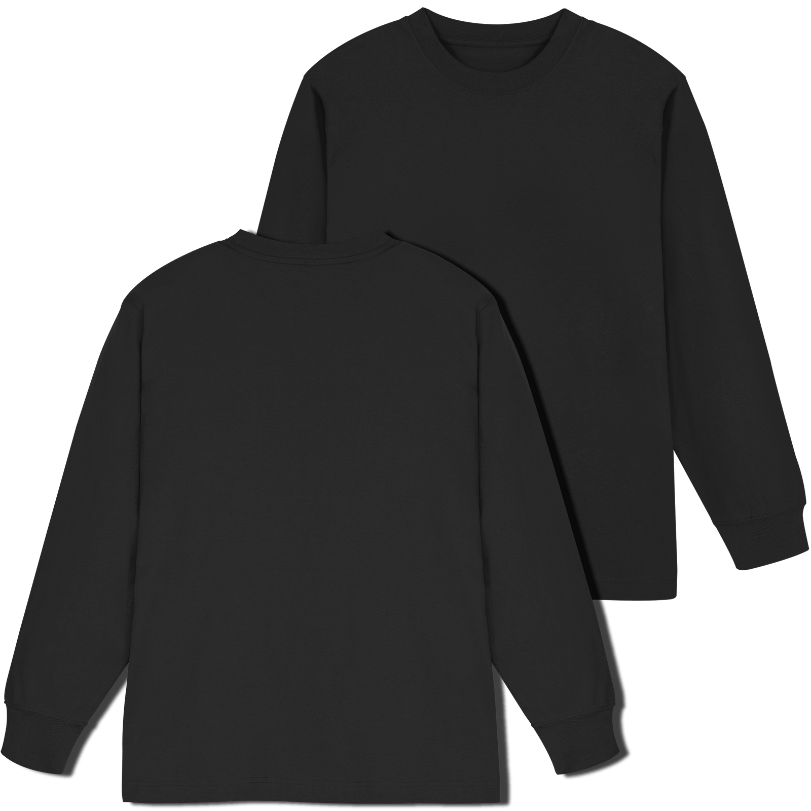 Personalisiertes Berg-Longsleeve-Oversized (Unisex)