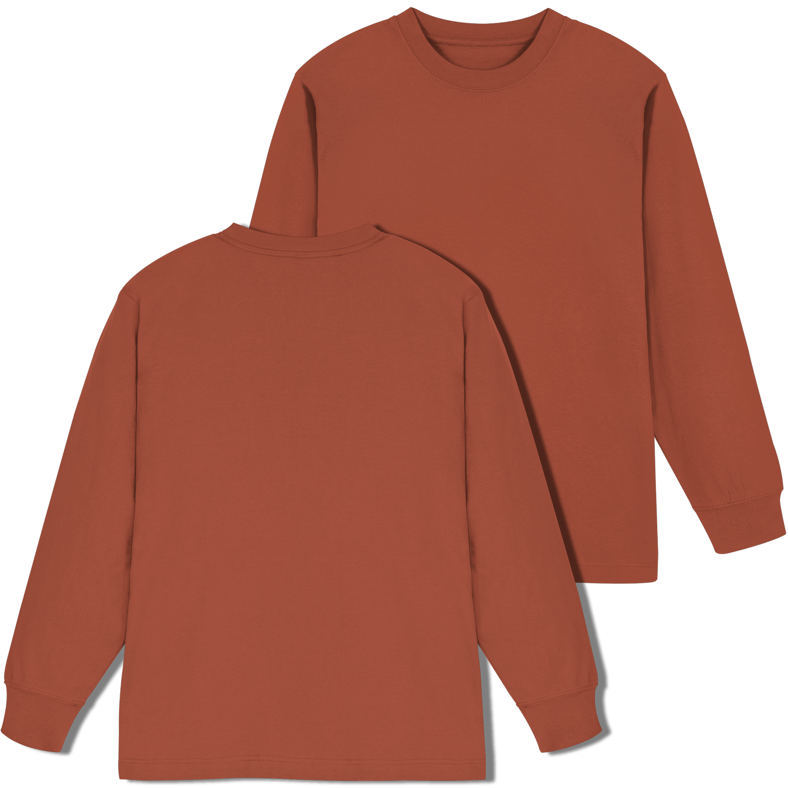 Personalisiertes Berg-Longsleeve-Oversized (Unisex)