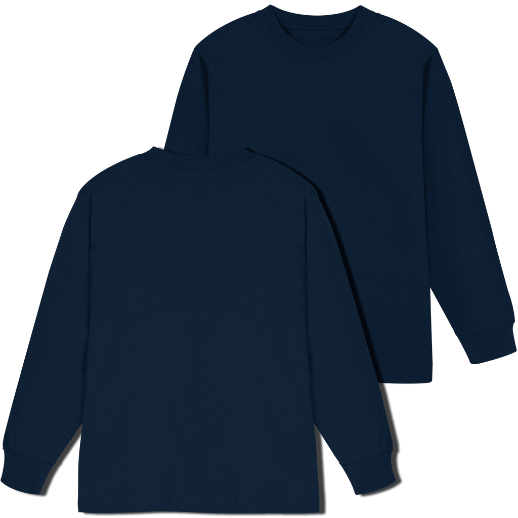 Personalisiertes Berg-Longsleeve-Oversized (Unisex)