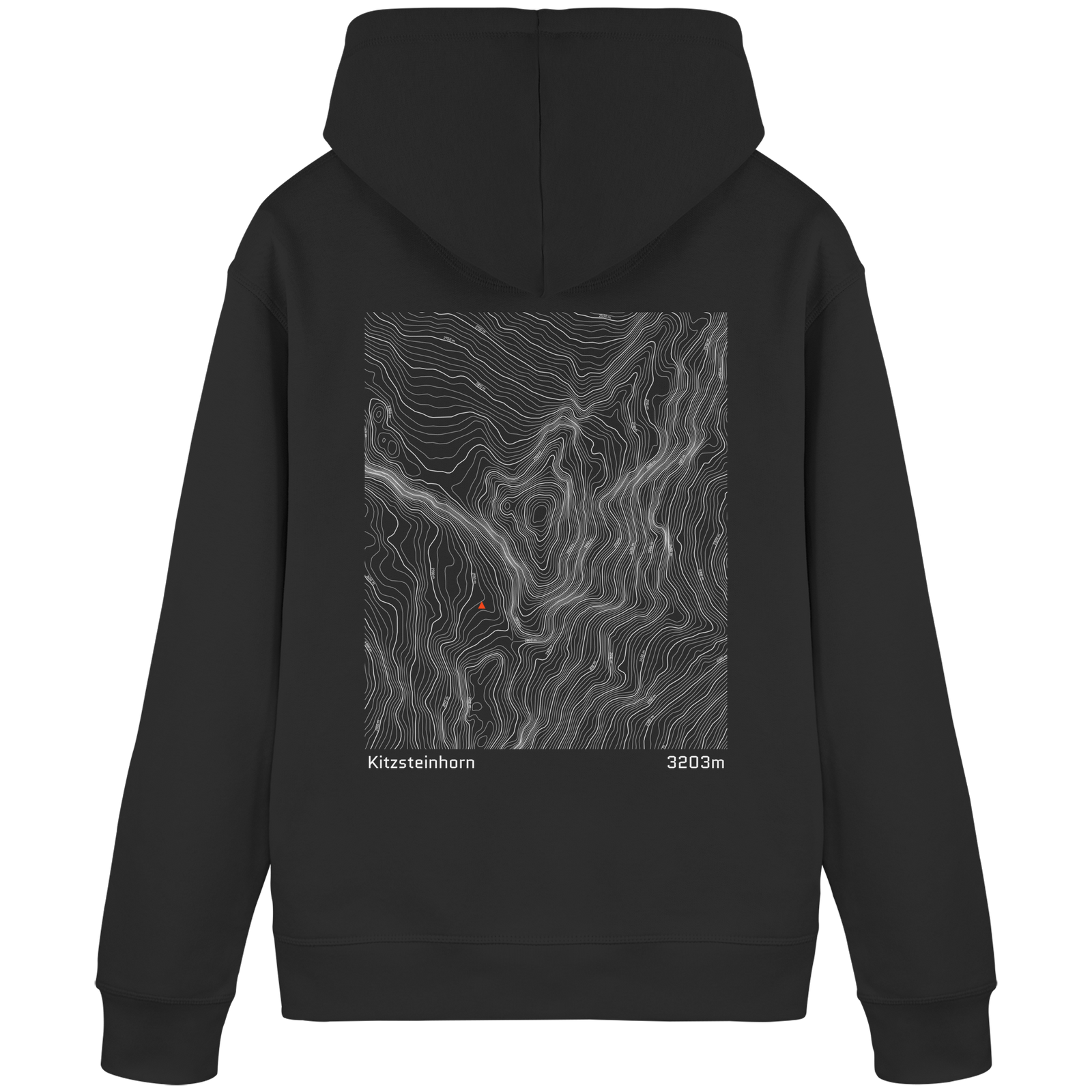 Kitzsteinhorn Höhenlinien Hoodie (Unisex)
