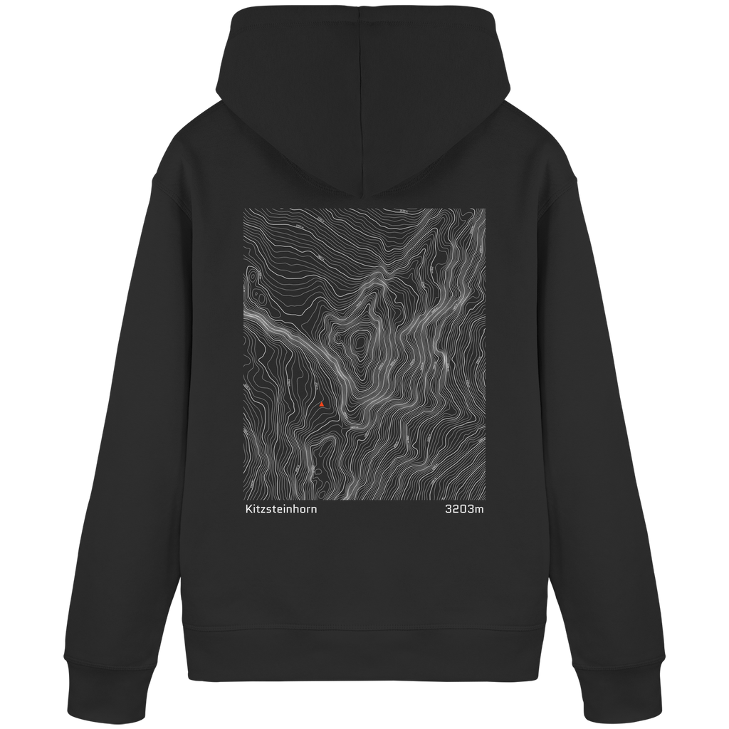 Kitzsteinhorn Höhenlinien Hoodie (Unisex)