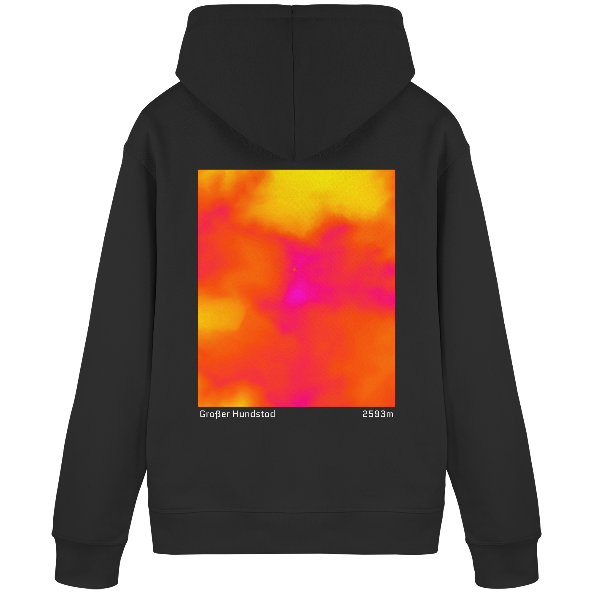 Großer Hundstod Gradient Hoodie (Unisex)