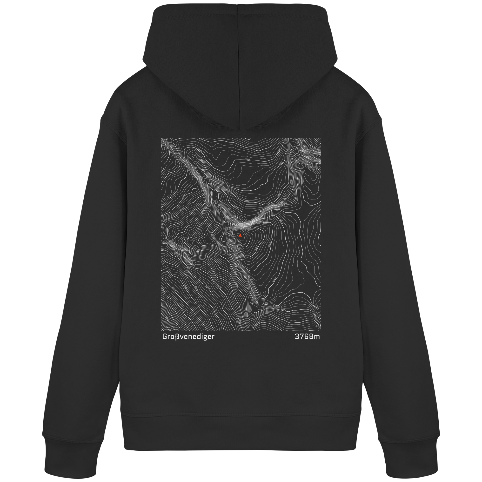 Großvenediger Höhenlinien Hoodie (Unisex)