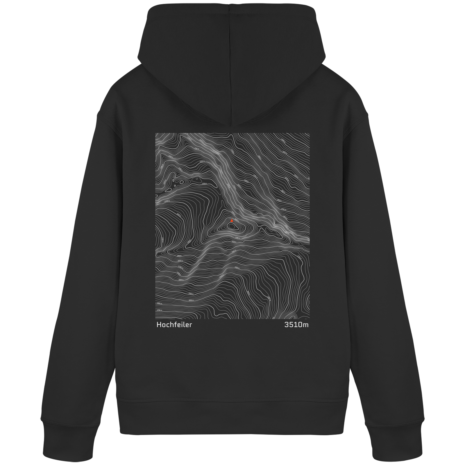 Hochfeiler Höhenlinien Hoodie (Unisex)