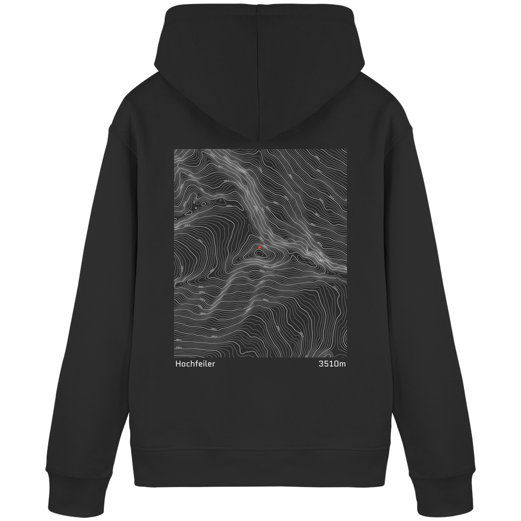 Hochfeiler Höhenlinien Hoodie (Unisex)