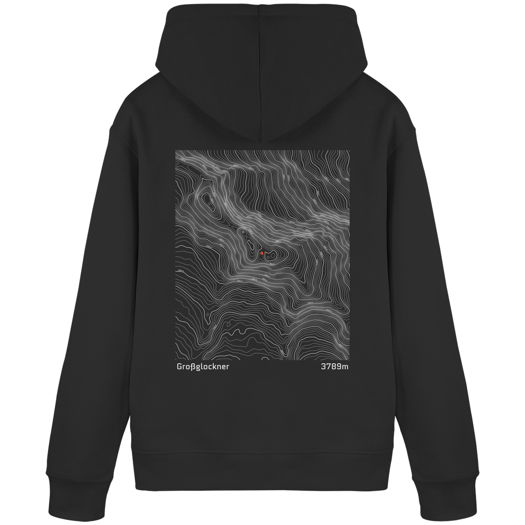 Großglockner Höhenlinien Hoodie (Unisex)