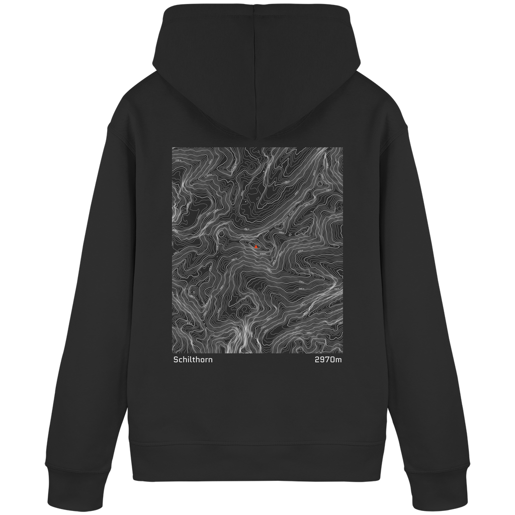 Schilthorn Höhenlinien Hoodie (Unisex)