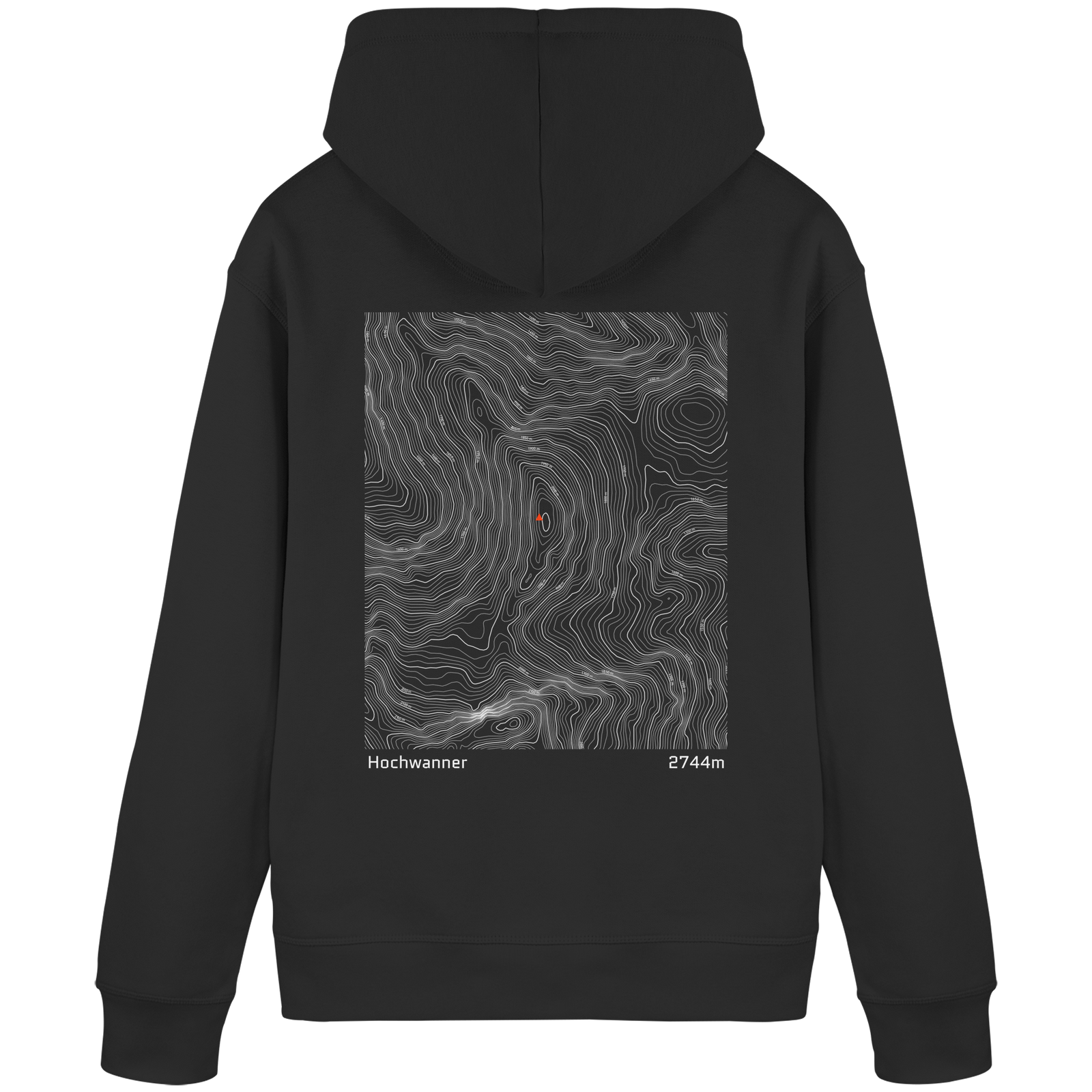 Hochwanner Höhenlinien Hoodie (Unisex)