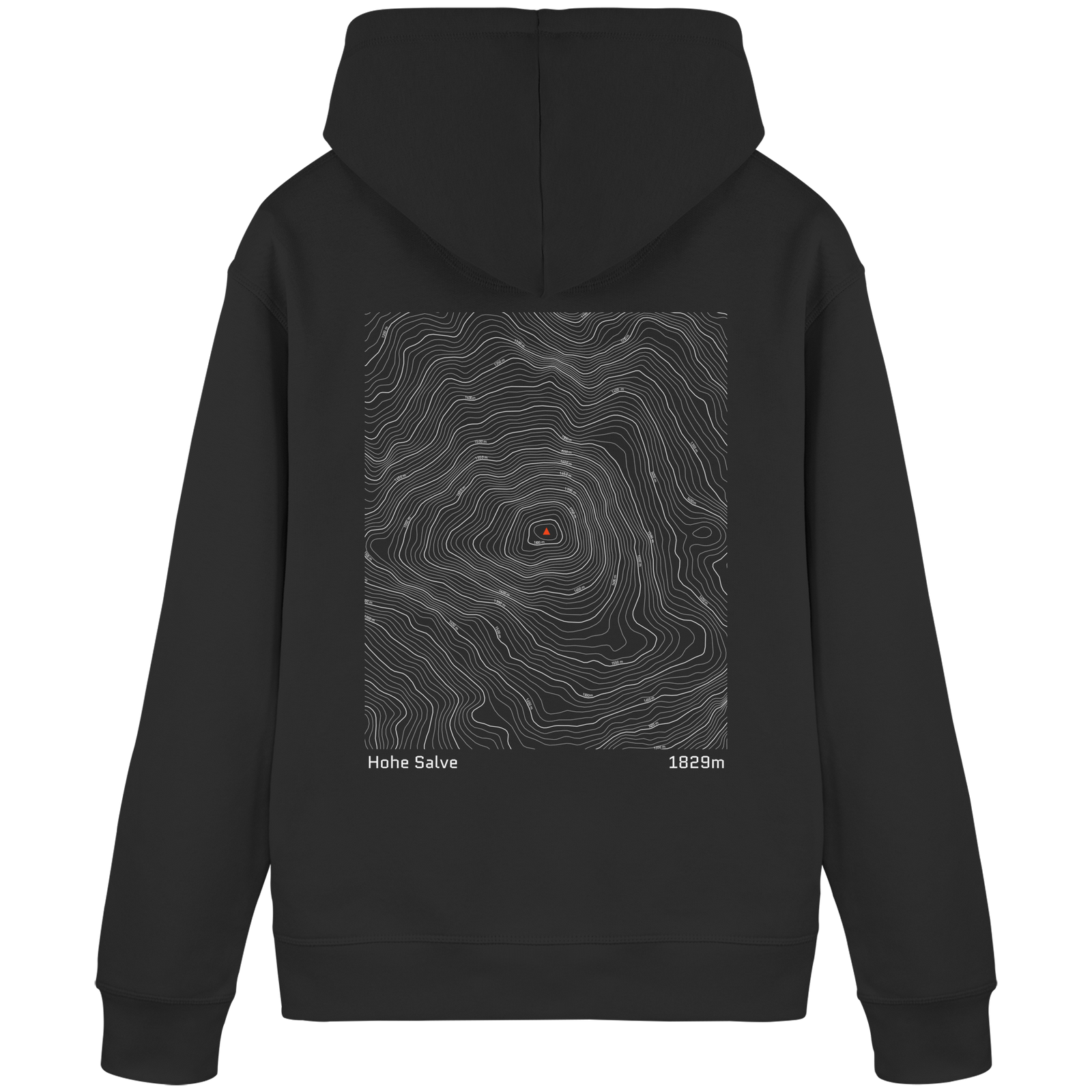 Hohe Salve Höhenlinien Hoodie (Unisex)