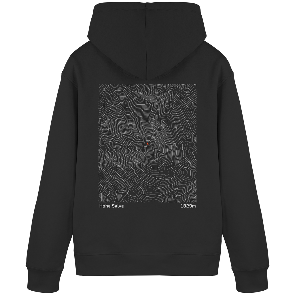 Hohe Salve Höhenlinien Hoodie (Unisex)