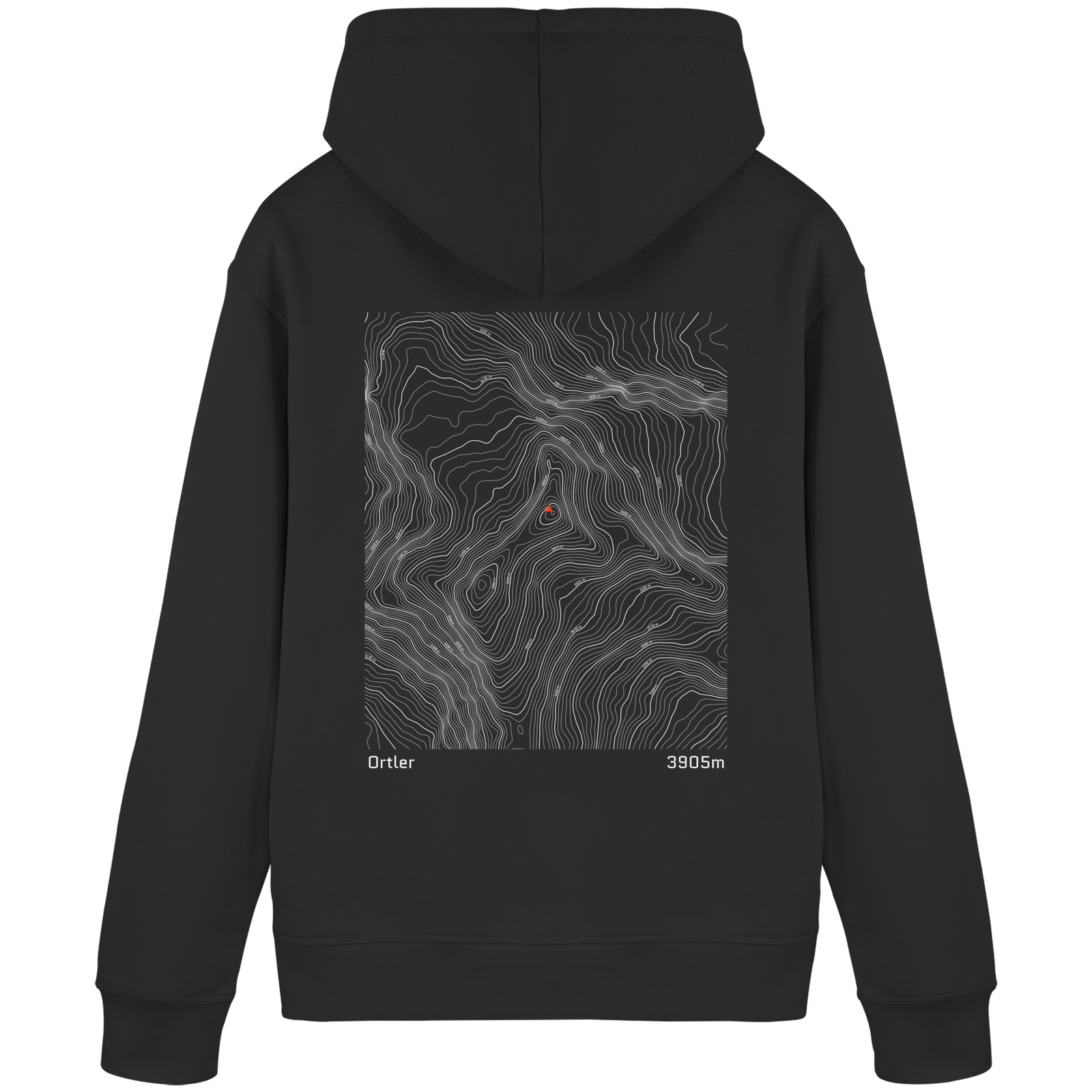 Ortler Höhenlinien Hoodie (Unisex)