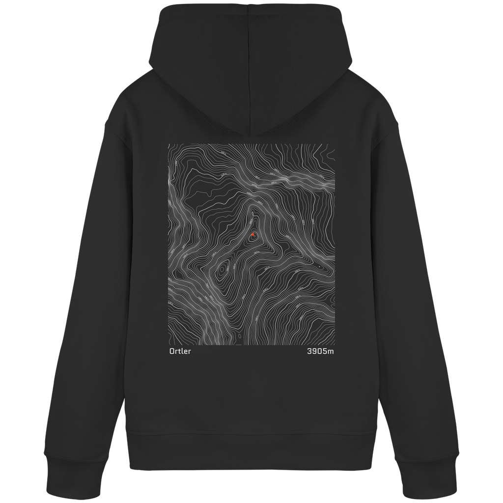 Ortler Höhenlinien Hoodie (Unisex)
