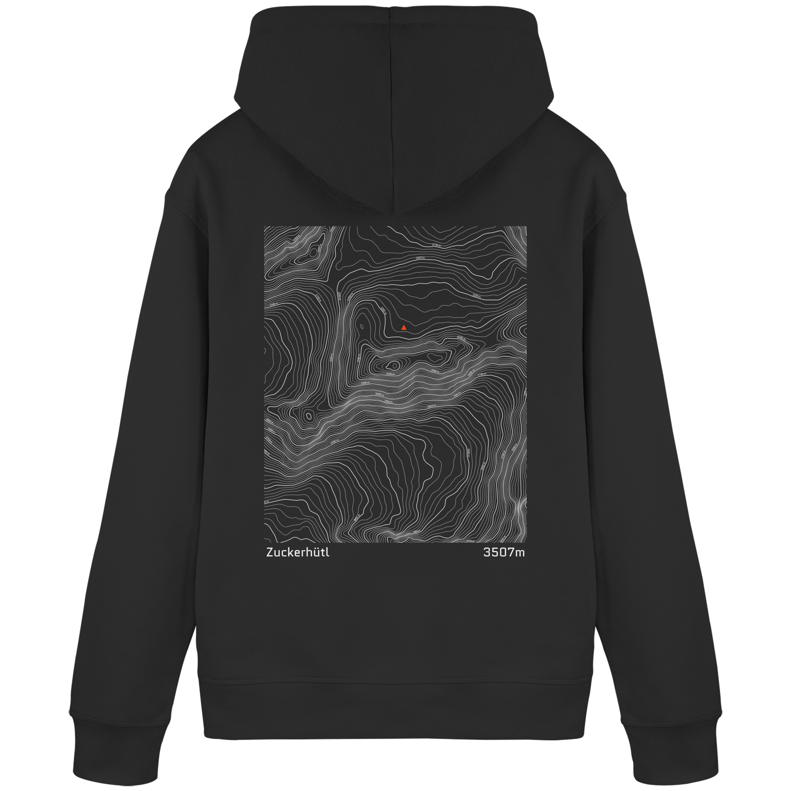 Zuckerhütl Höhenlinien Hoodie (Unisex)