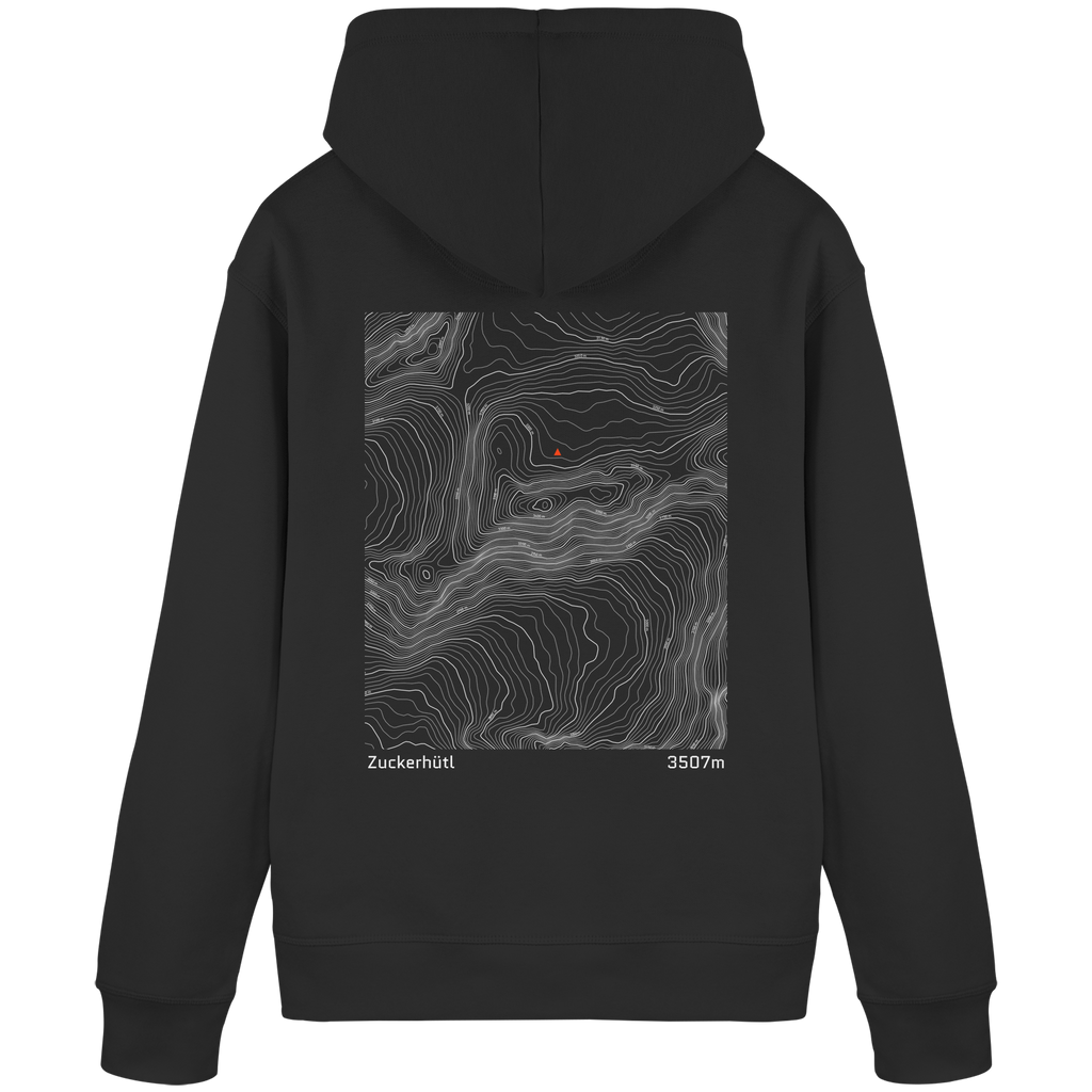 Zuckerhütl Höhenlinien Hoodie (Unisex)