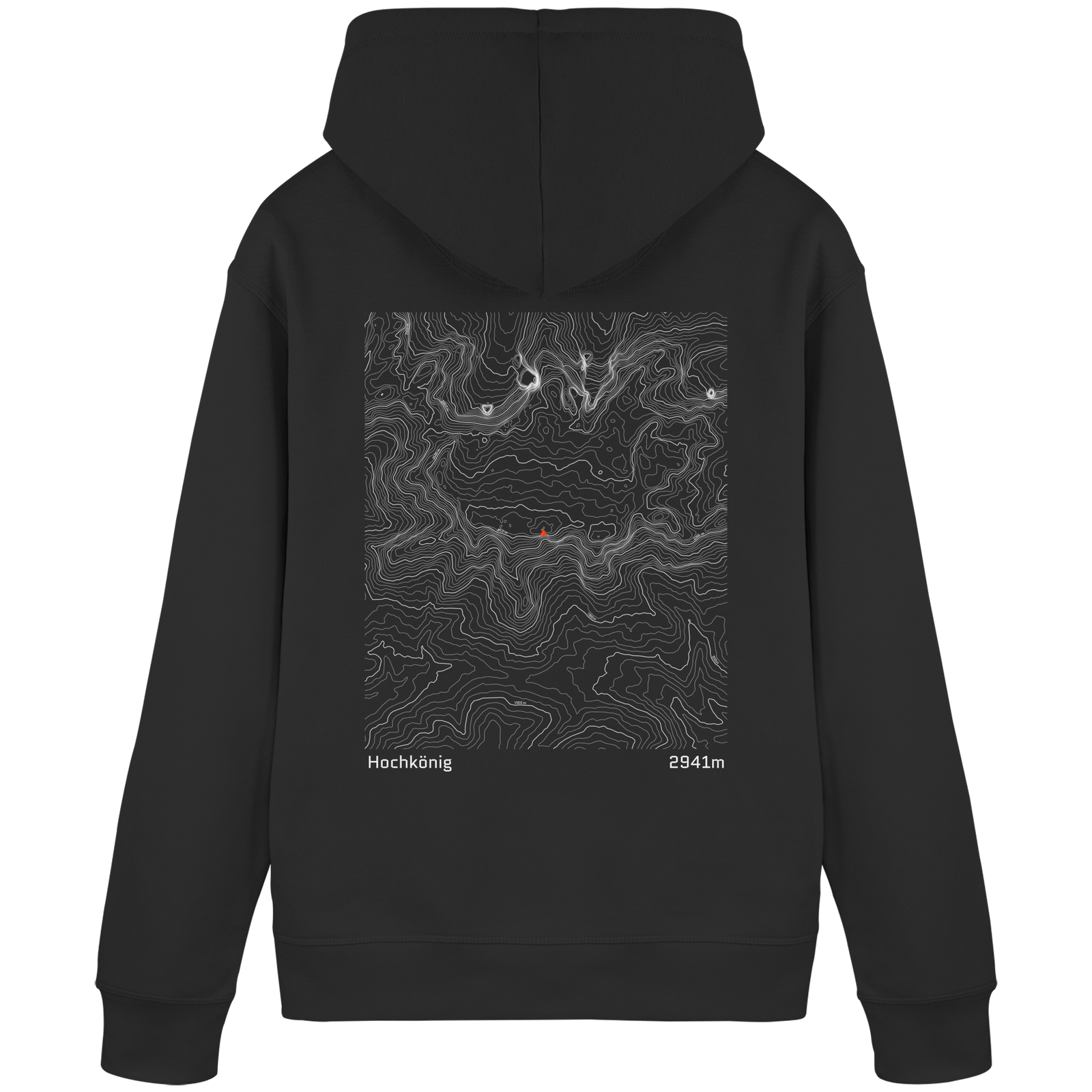Hochkönig Höhenlinien Hoodie (Unisex)