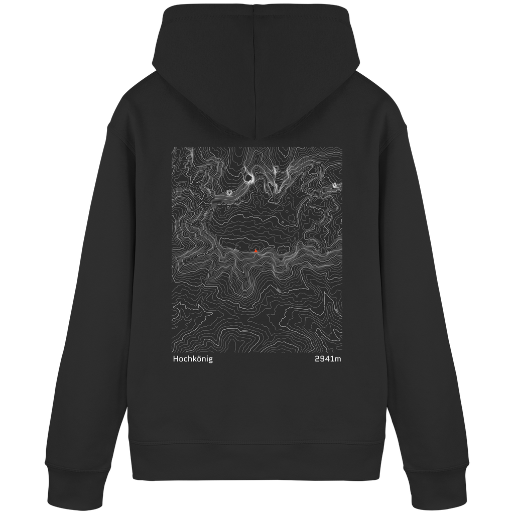 Hochkönig Höhenlinien Hoodie (Unisex)