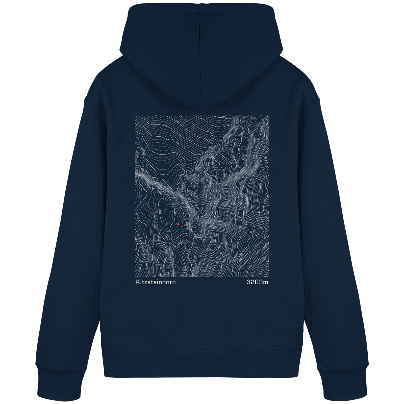 Kitzsteinhorn Höhenlinien Hoodie (Unisex)