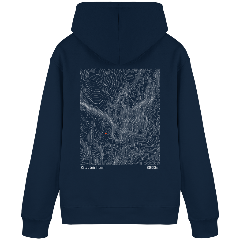 Kitzsteinhorn Höhenlinien Hoodie (Unisex)