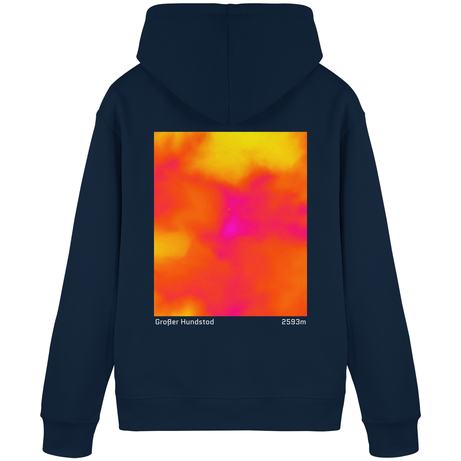 Großer Hundstod Gradient Hoodie (Unisex)