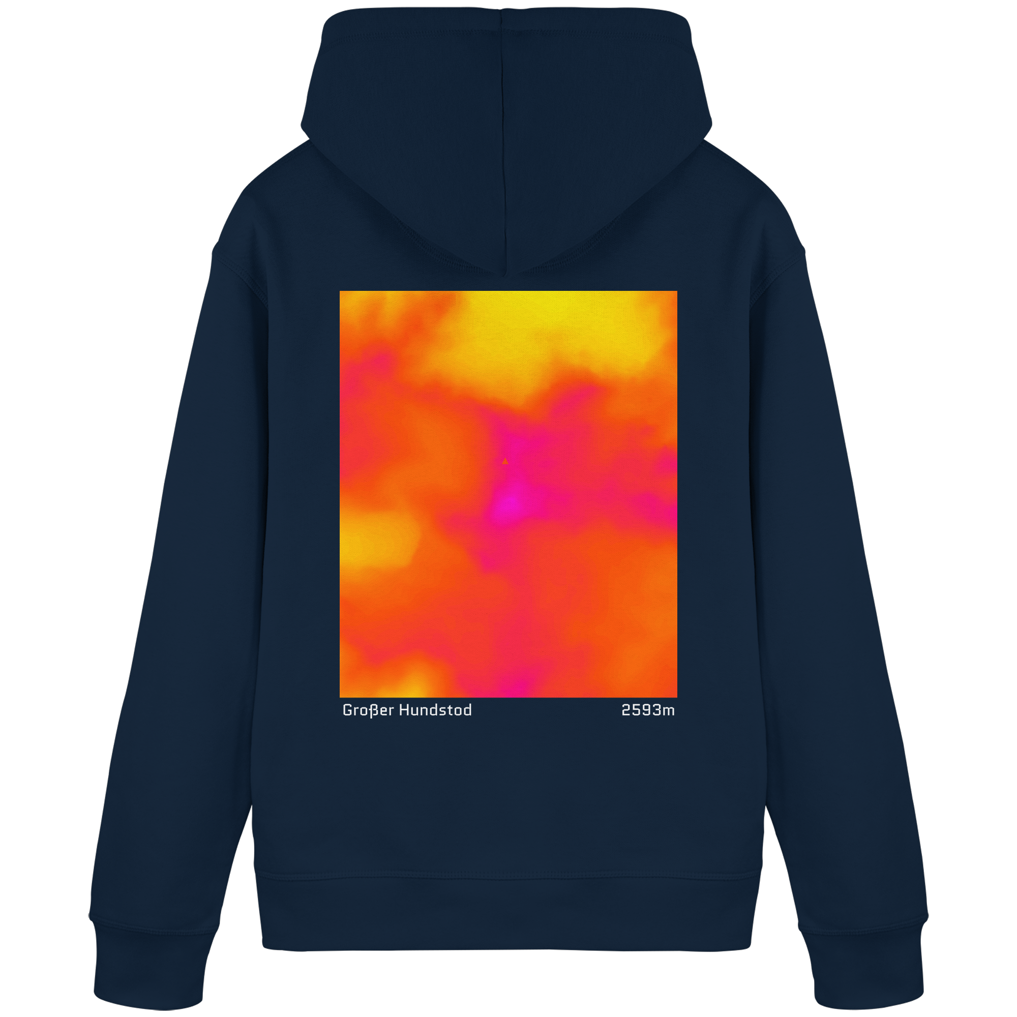 Großer Hundstod Gradient Hoodie (Unisex)