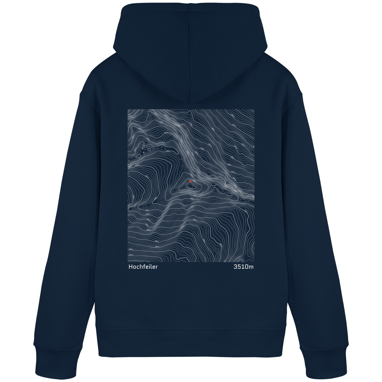 Hochfeiler Höhenlinien Hoodie (Unisex)