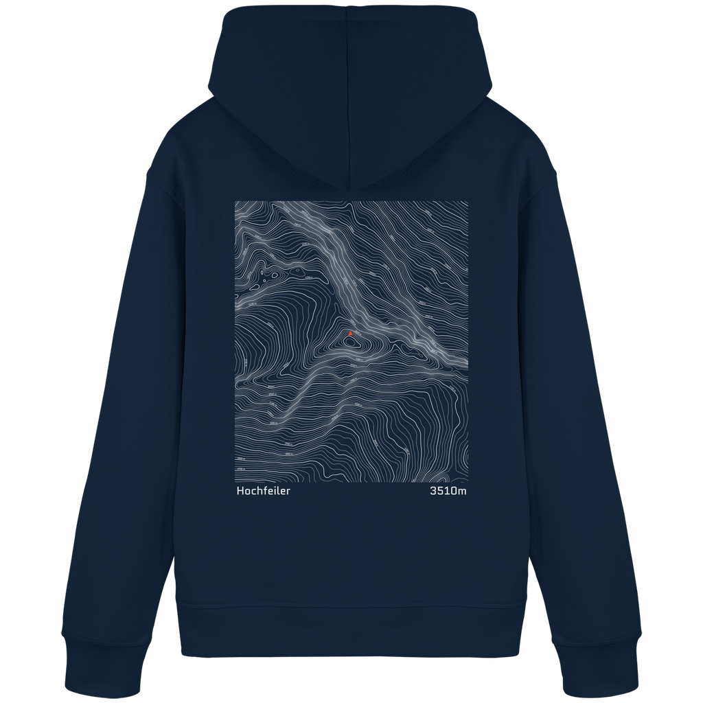 Hochfeiler Höhenlinien Hoodie (Unisex)