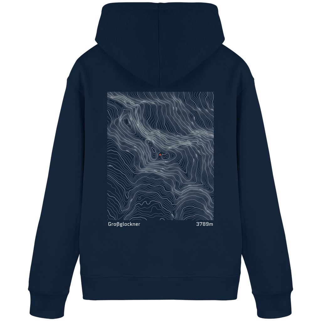Großglockner Höhenlinien Hoodie (Unisex)
