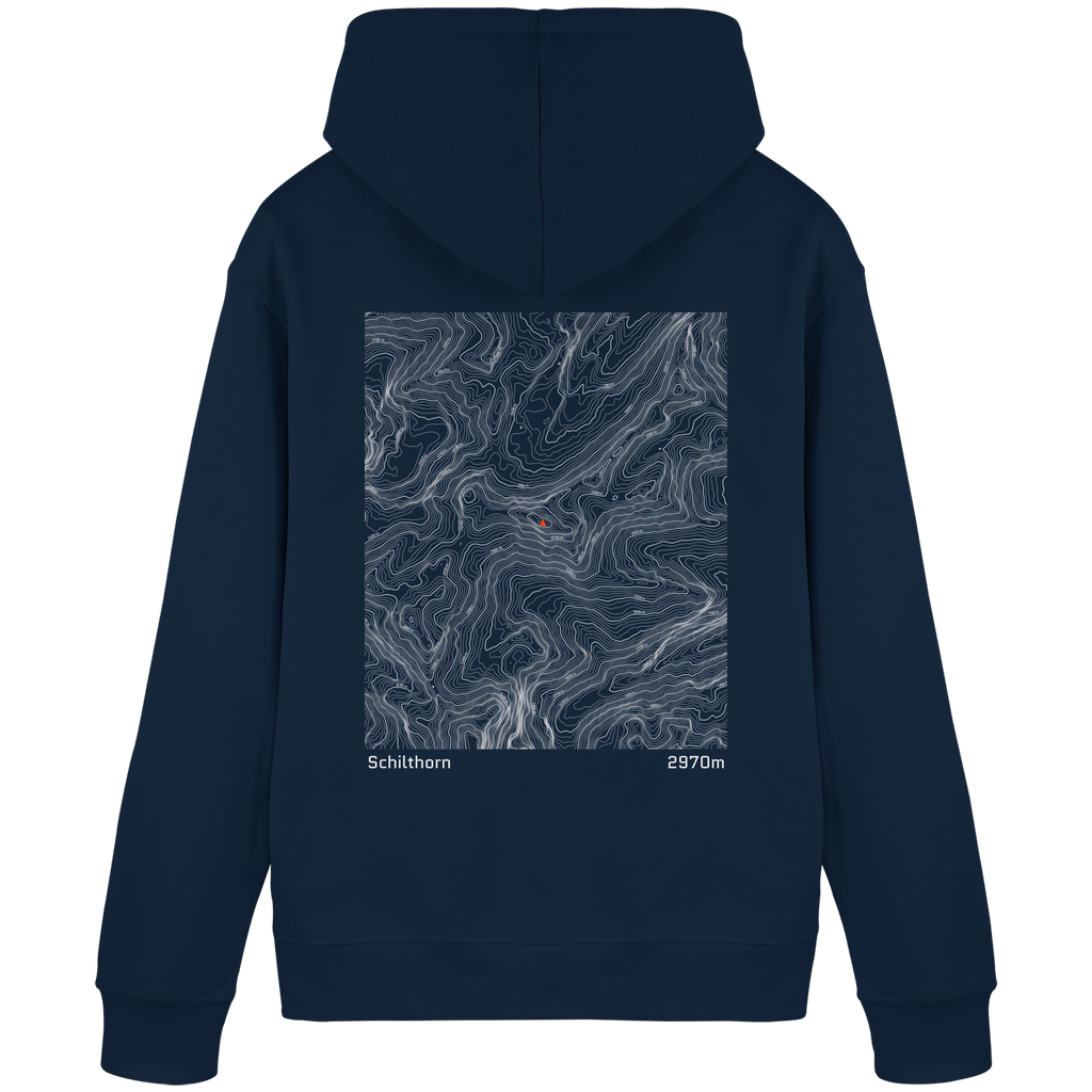 Schilthorn Höhenlinien Hoodie (Unisex)