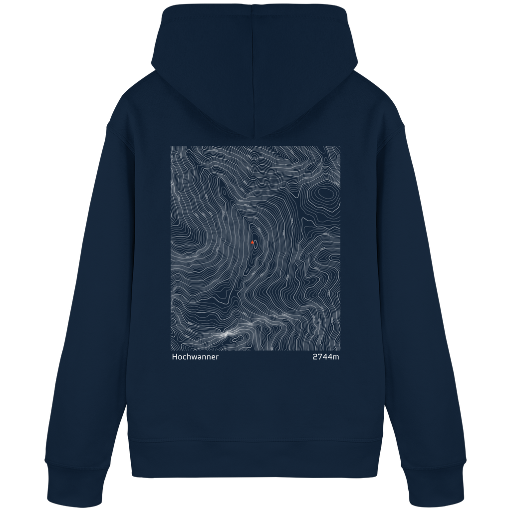 Hochwanner Höhenlinien Hoodie (Unisex)