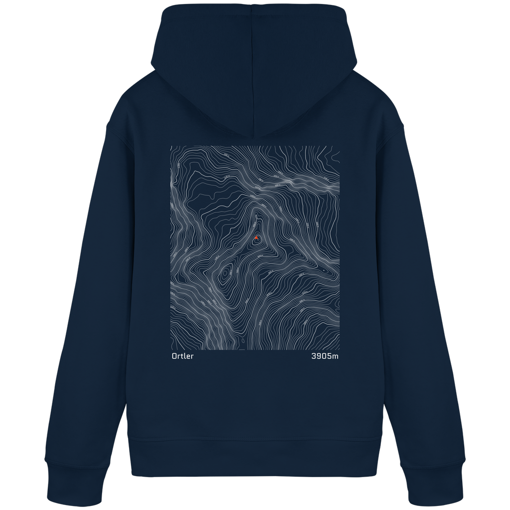 Ortler Höhenlinien Hoodie (Unisex)