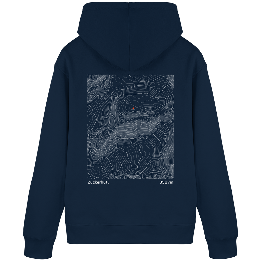 Zuckerhütl Höhenlinien Hoodie (Unisex)