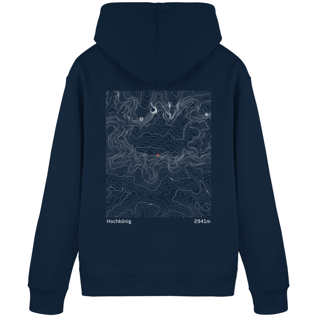 Hochkönig Höhenlinien Hoodie (Unisex)