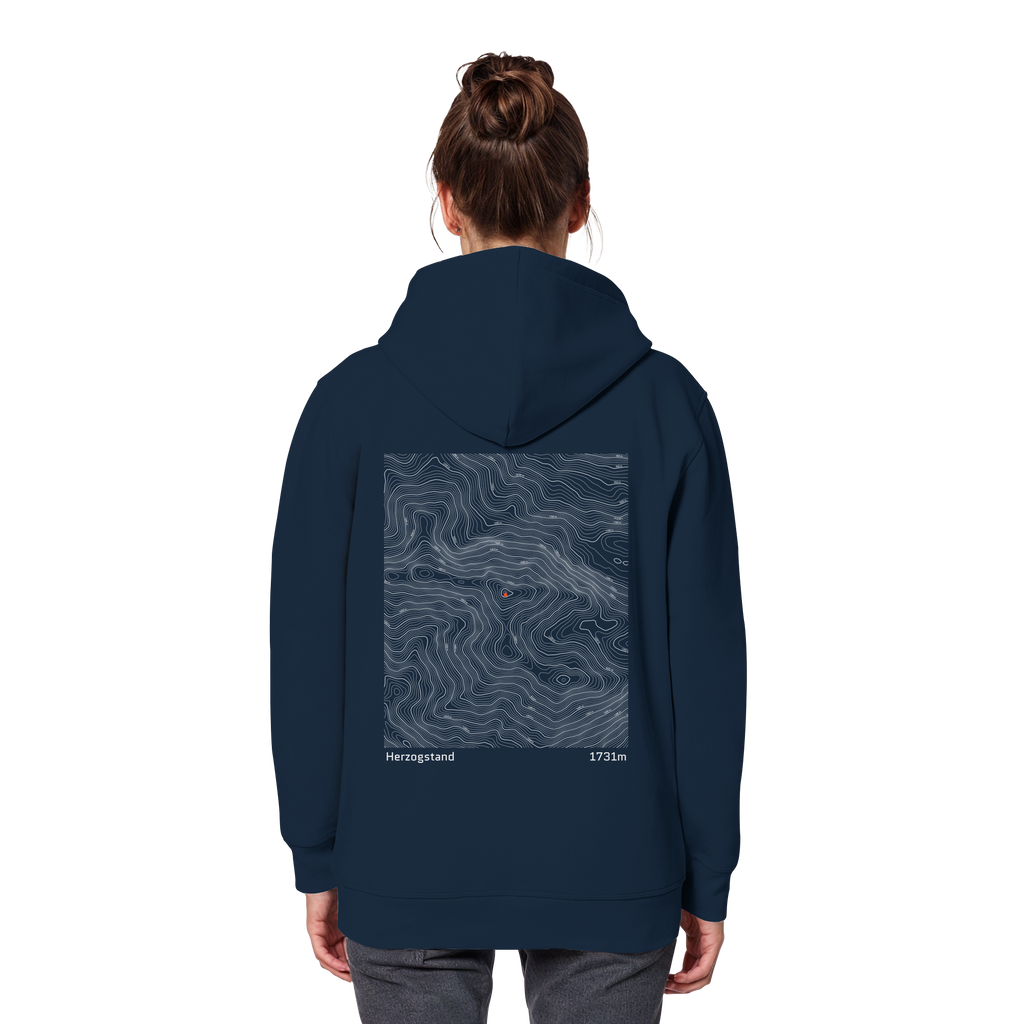 Herzogstand Höhenlinien Hoodie (Unisex)