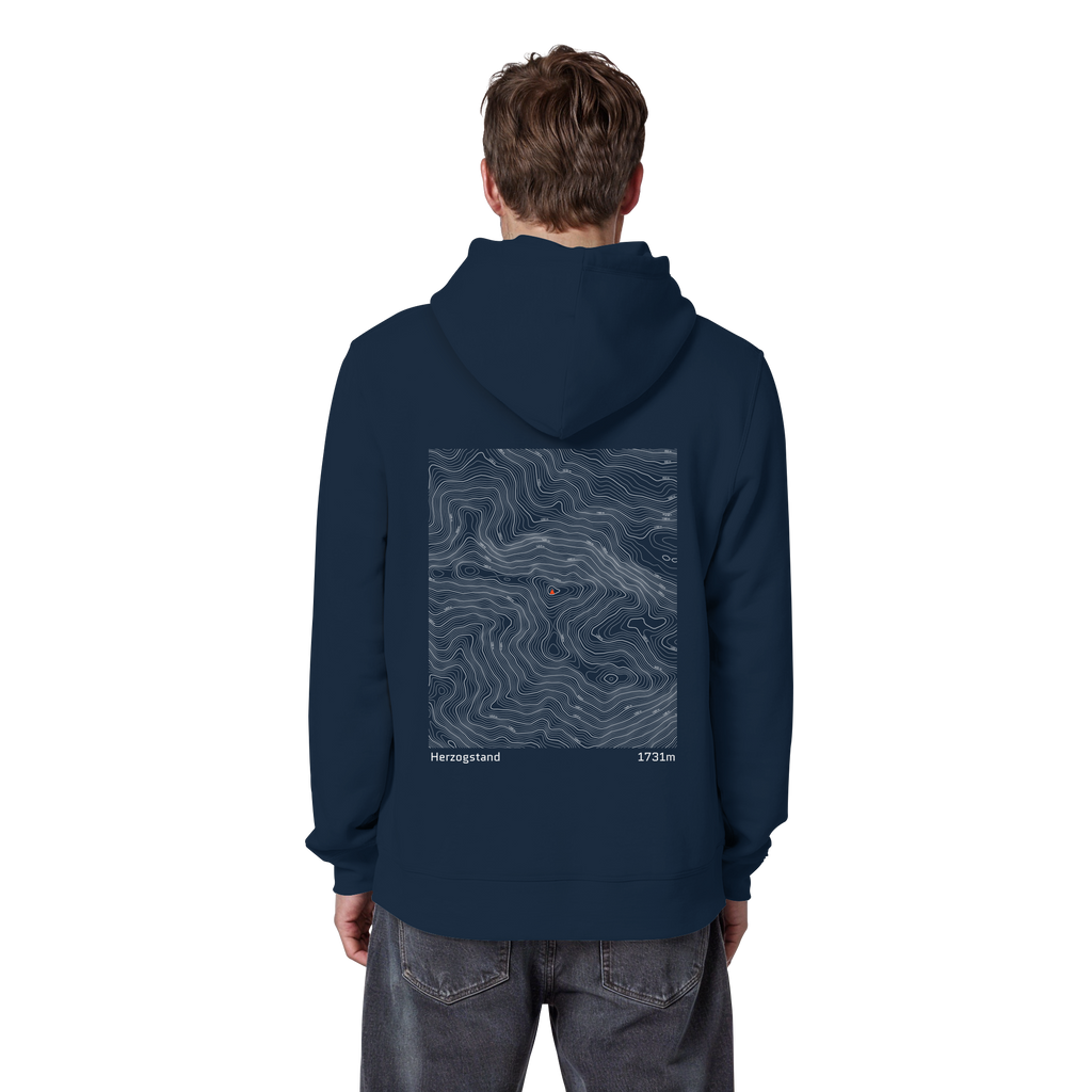 Herzogstand Höhenlinien Hoodie (Unisex)