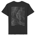 Weißkugel Höhenlinien T-Shirt (Unisex)