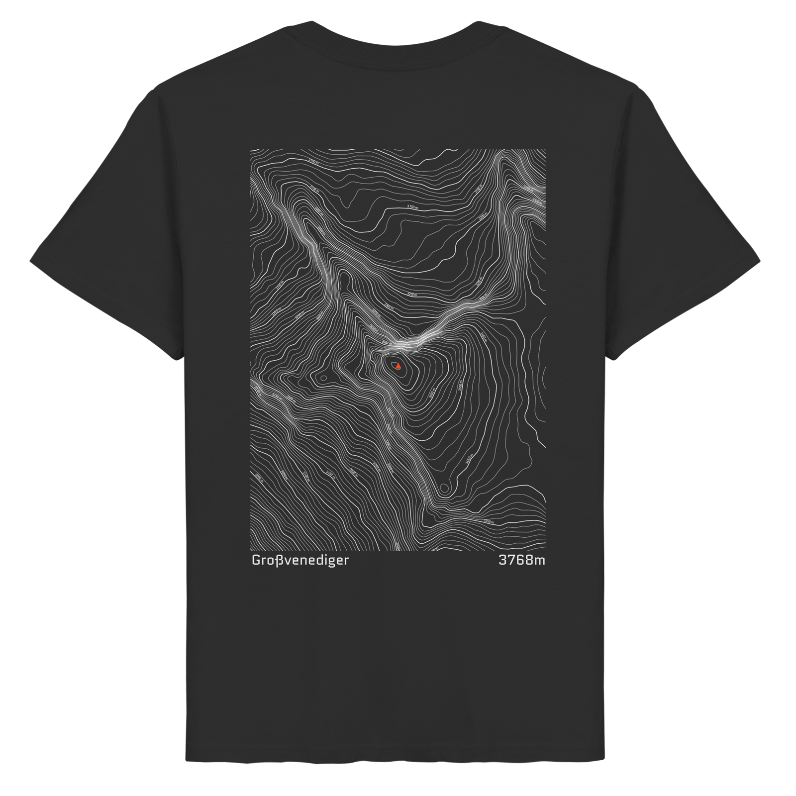 Großvenediger Höhenlinien T-Shirt (Unisex)