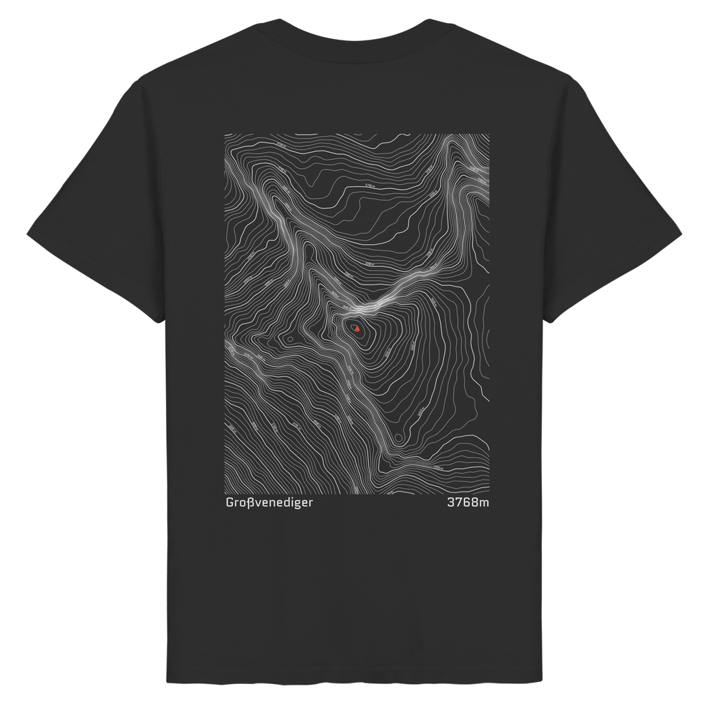 Großvenediger Höhenlinien T-Shirt (Unisex)