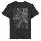 Dufourspitze Höhenlinien T-Shirt (Unisex)