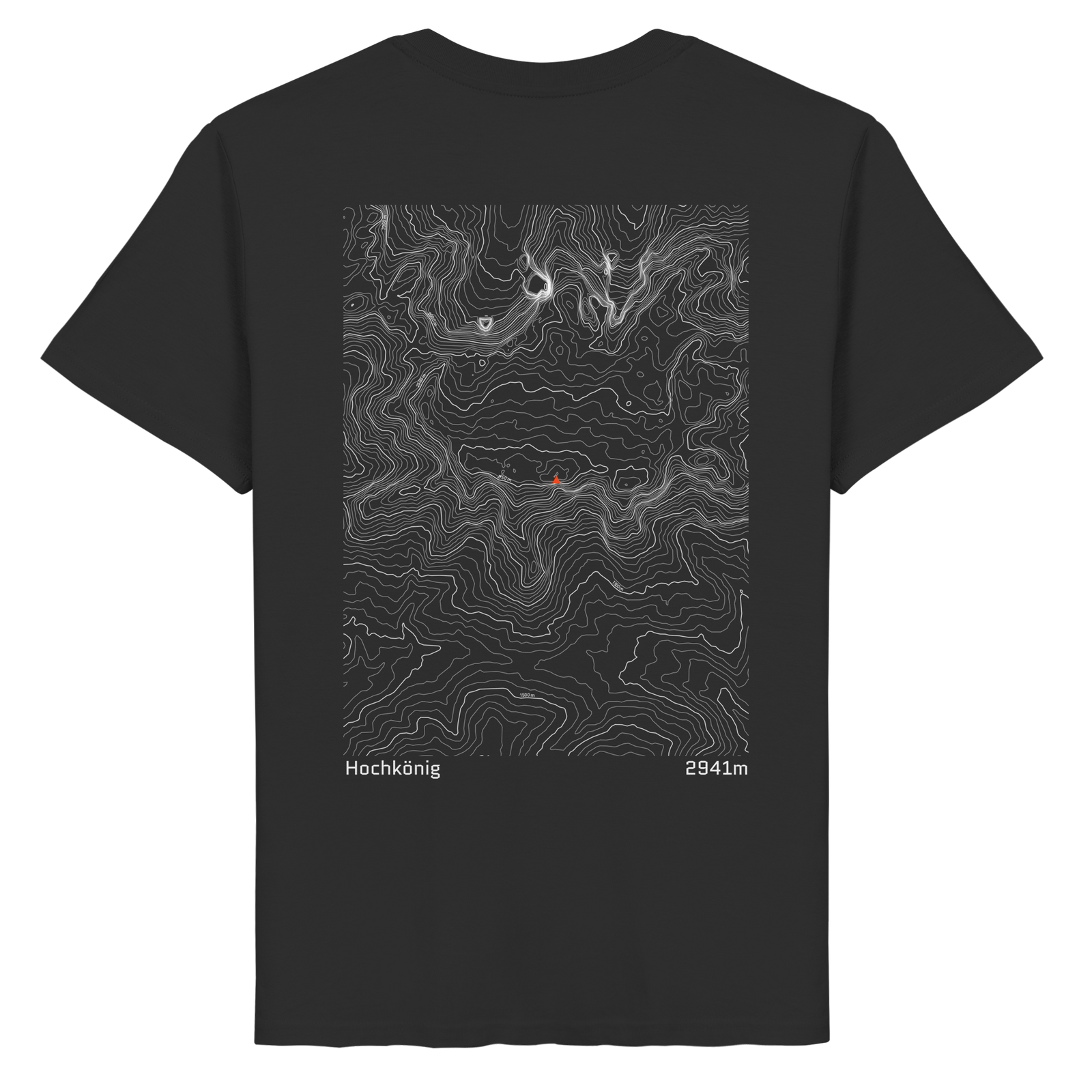 Hochkönig Höhenlinien T-Shirt (Unisex)