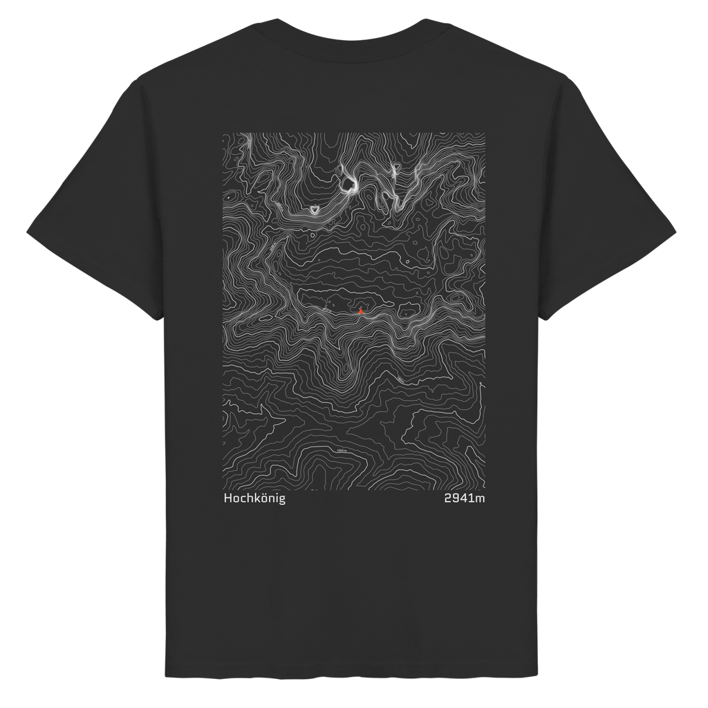 Hochkönig Höhenlinien T-Shirt (Unisex)