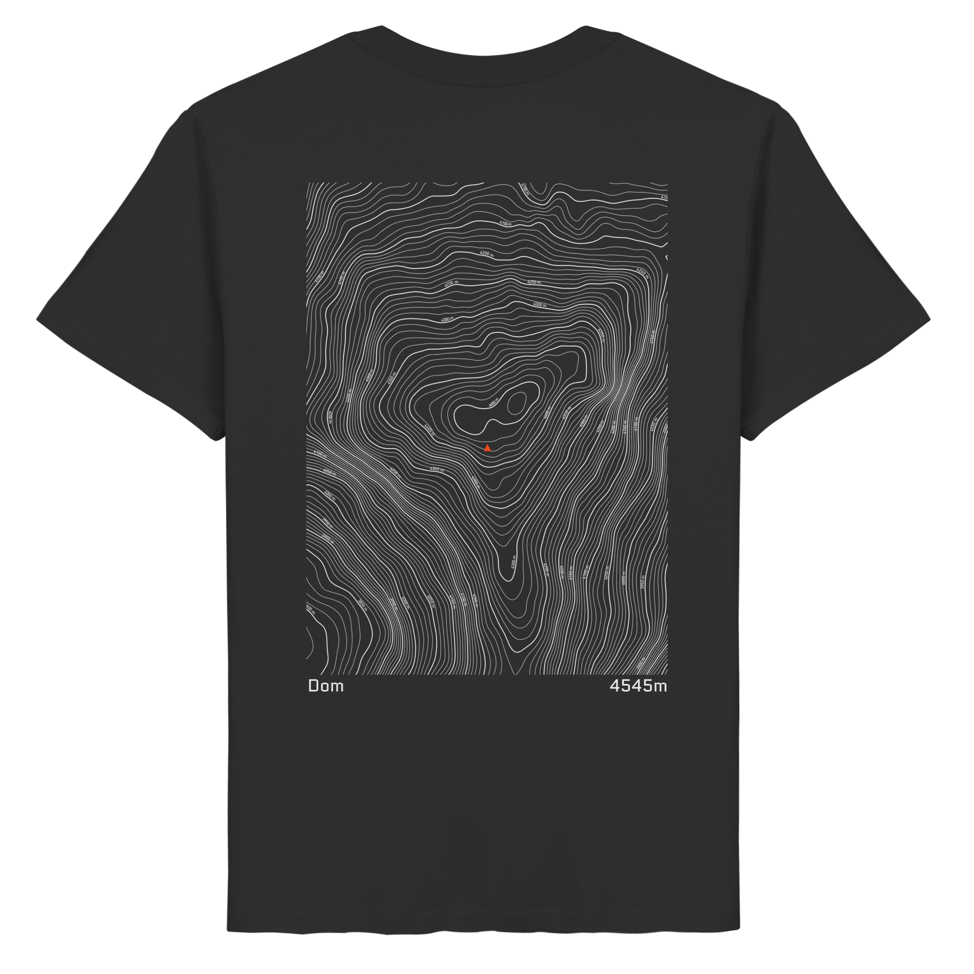 Dom Höhenlinien T-Shirt (Unisex)