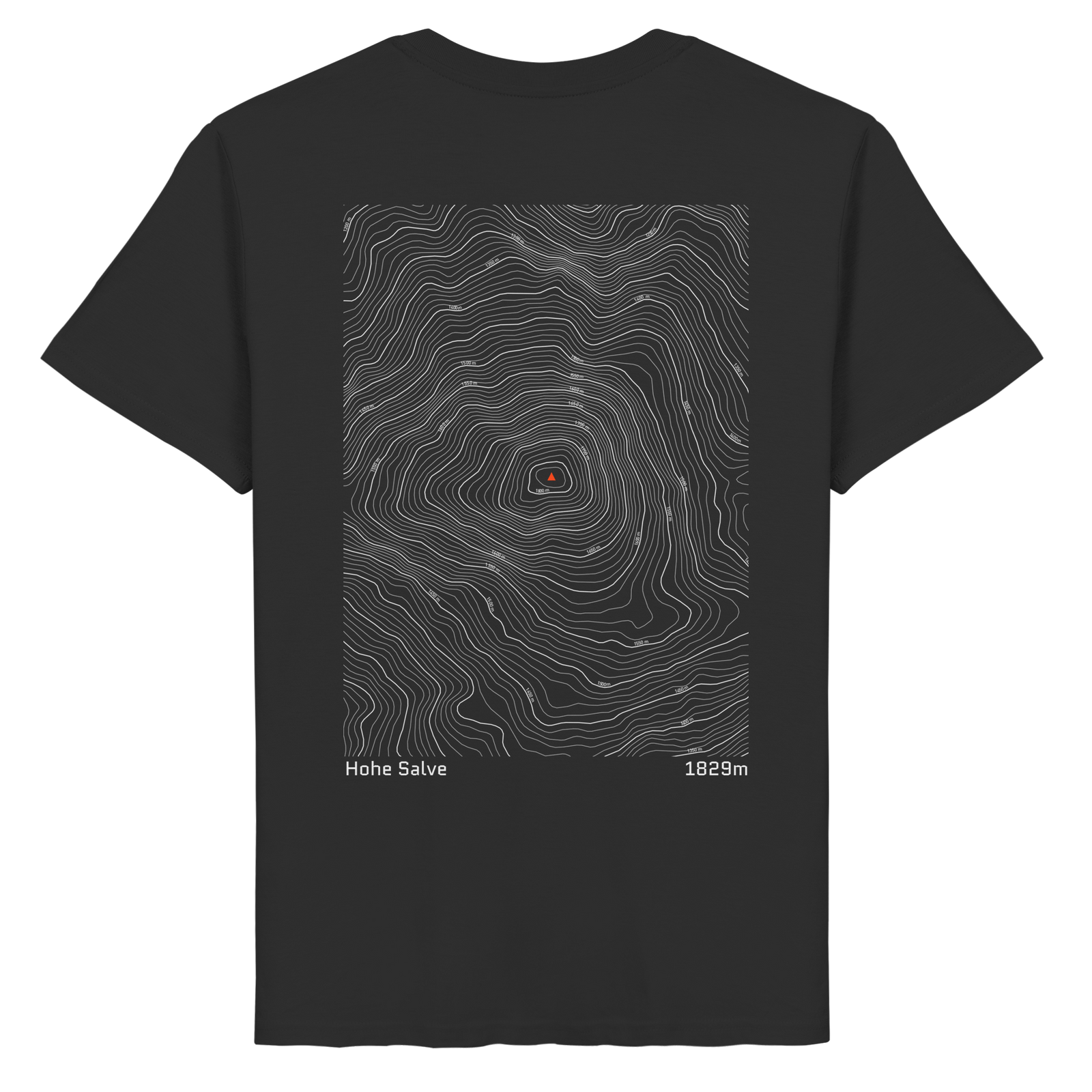 Hohe Salve Höhenlinien T-Shirt (Unisex)