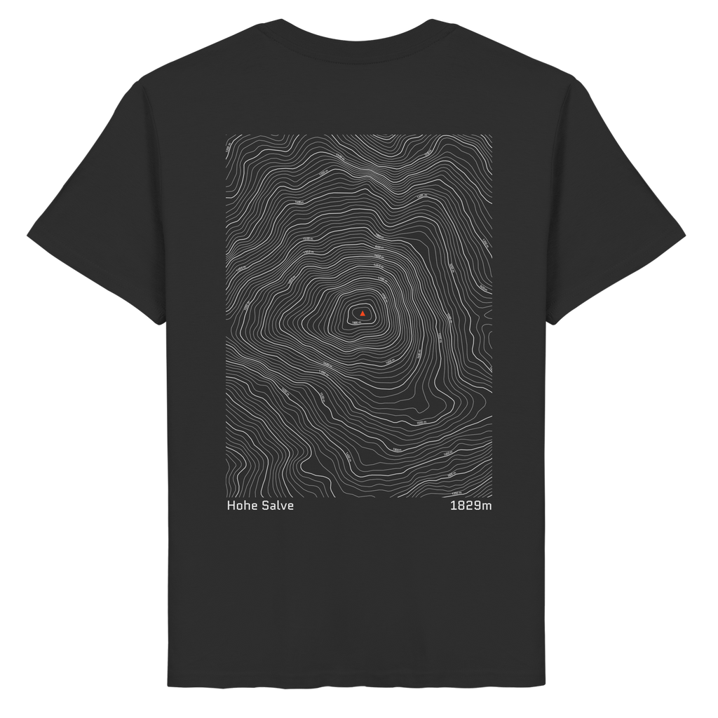 Hohe Salve Höhenlinien T-Shirt (Unisex)