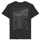 Nebelhorn Höhenlinien T-Shirt (Unisex)