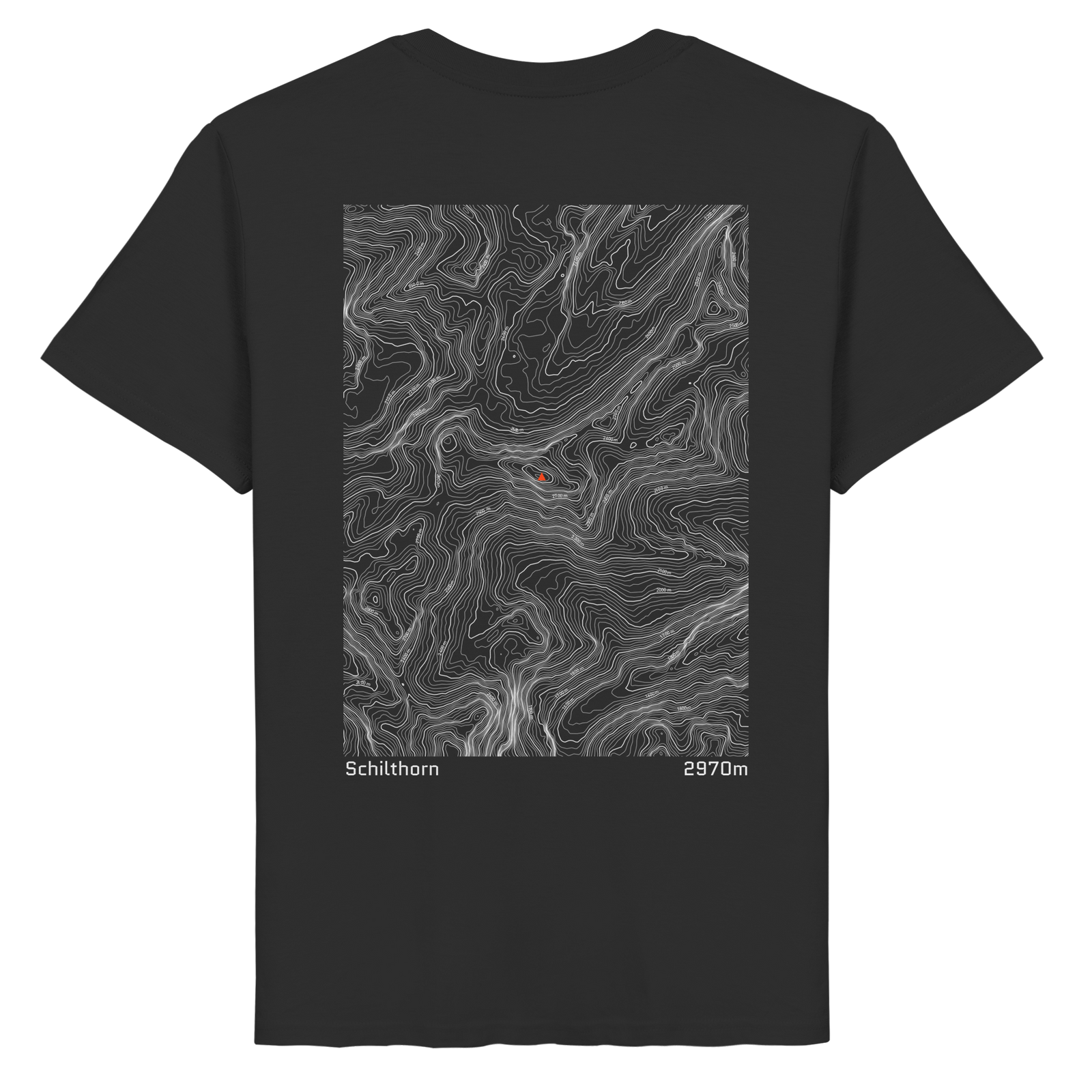 Schilthorn Höhenlinien T-Shirt (Unisex)
