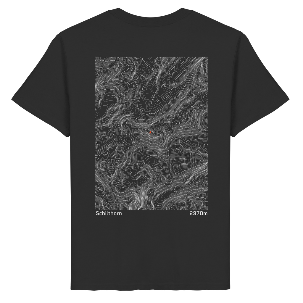 Schilthorn Höhenlinien T-Shirt (Unisex)