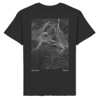Breithorn Höhenlinien T-Shirt (Unisex)