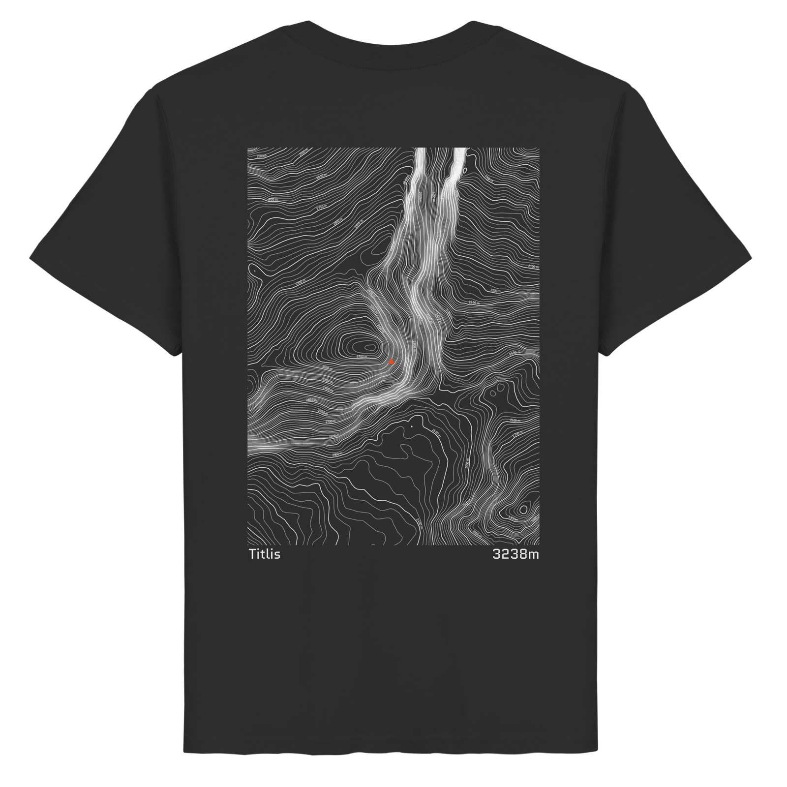 Titlis Höhenlinien T-Shirt (Unisex)